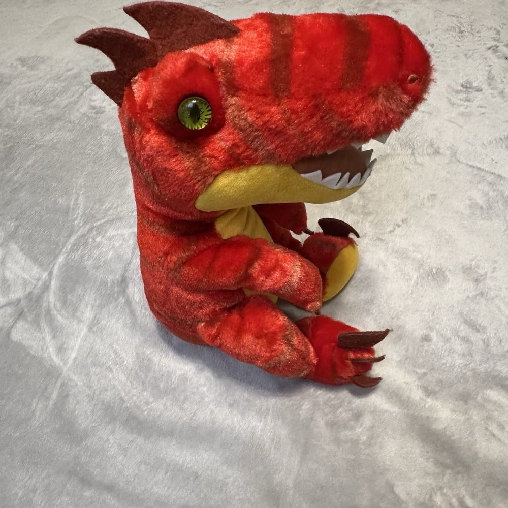 Build A Bear Red Dinosaur T‎ REX Velociraptor Raptor 19" Plush Stuffed Animal